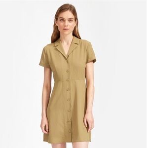 Everlane The Japanese GoWeave Notch Shirtdress woman’s 2  green